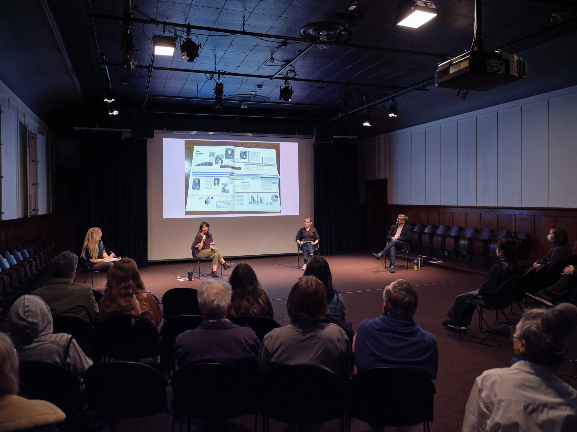 Maxine Proctor, Jacquelyn Zong-Li Ross, Susan Gibb, Zool Suleman - Photo by Rachel Topham PhotographyMaxine Proctor, Jacquelyn Zong-Li Ross, Susan Gibb, Zool Suleman - Photo by Rachel Topham Photography.
