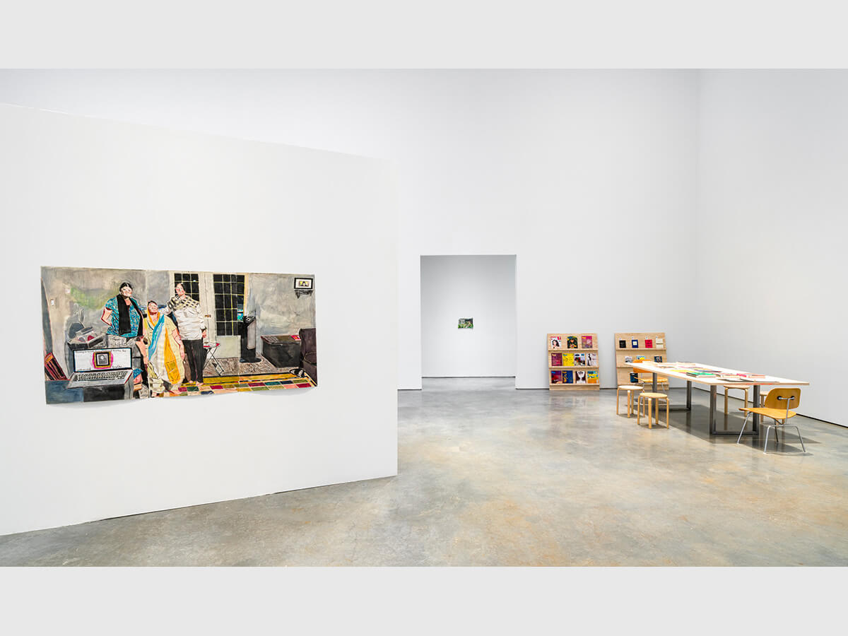 everything left unsaid - exhibition documentation images by Blain Campbell. Libby Leshgold Gallery. Artworks by Jagdeep Raina.