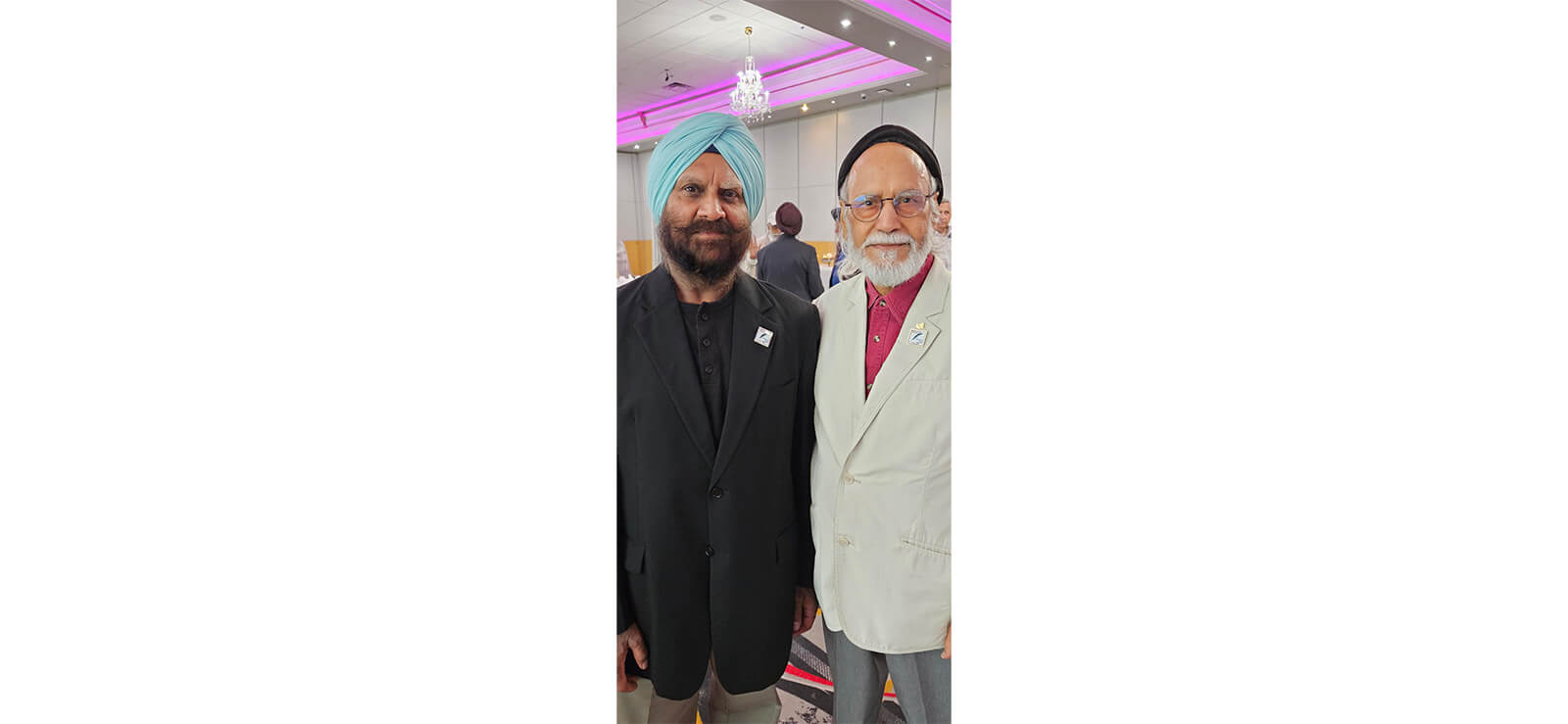 L to R Jarnail Singh Artist and Ajmer Rode Image Credit ZS
