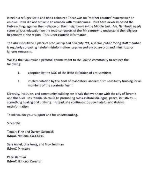 Second page of IMAAC letter of complaint to AGO dated October 16, 2023. Second page of IMAAC letter of complaint to AGO dated October 16, 2023.