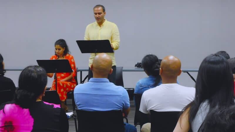 Munish Sharma at Monsoon Festival 2018, Chivalry is Dead reading