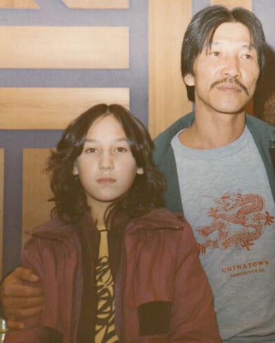 Mercedes Eng with Father