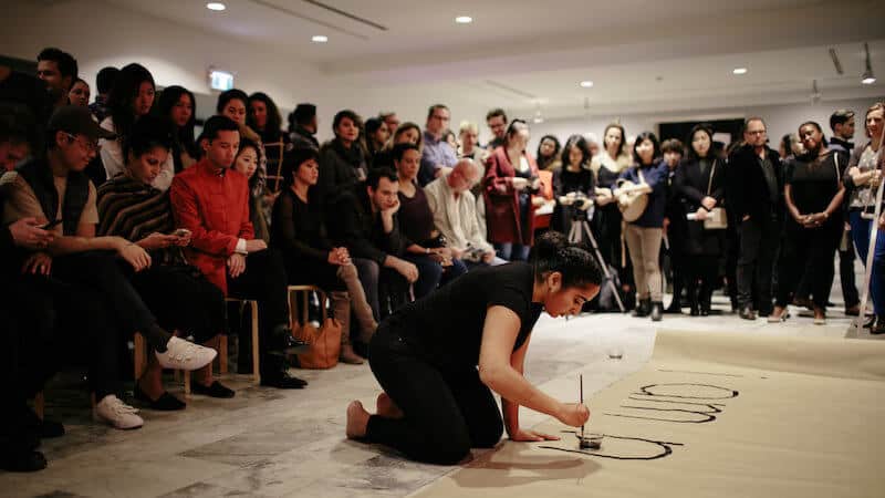 Artist Simranpreet Anand. Performance stills. Image #2. Photo by Scott Little