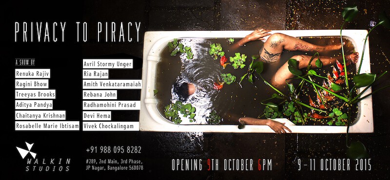 Walkin Studios, Bangalore. Image 4. Privacy to Piracy poster.