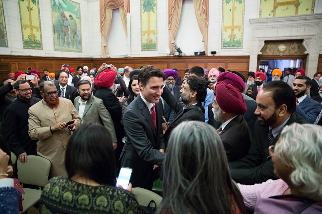 Prime Minister Justin Trudeau delivers a formal apology for the Komagata Maru incident