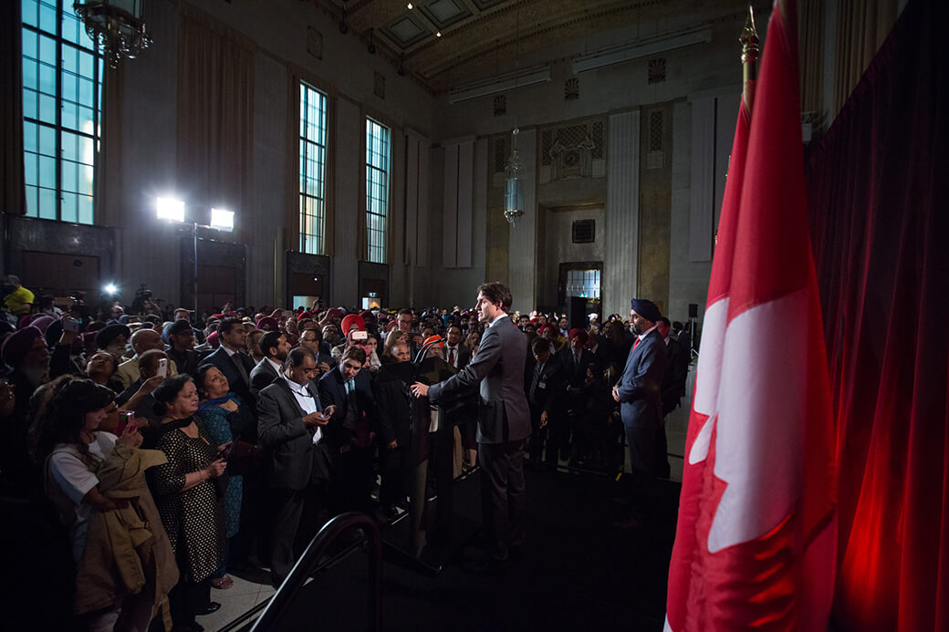 Prime Minister Justin Trudeau delivers a formal apology for the Komagata Maru incident