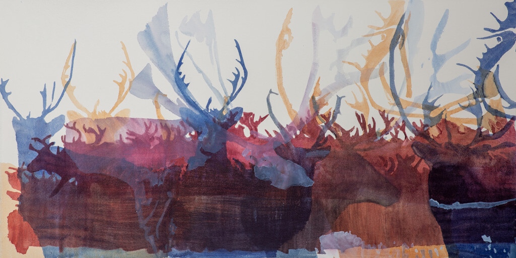 Caribou and Norther Lights - First One All Together