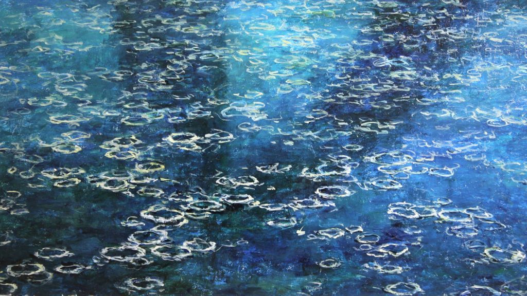 Tawatina Brige Public Art Installation Large Icy River. Image credit: David Garneau.