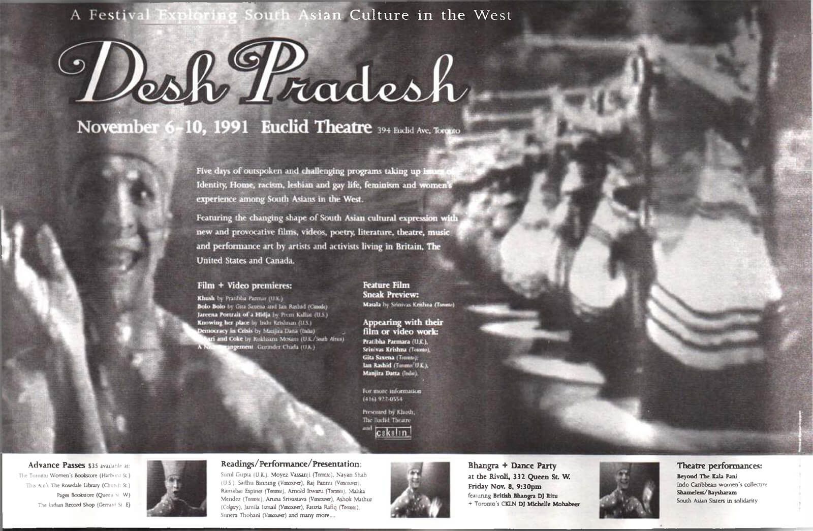 Page 1 of Desh Pardesh 1991 Poster