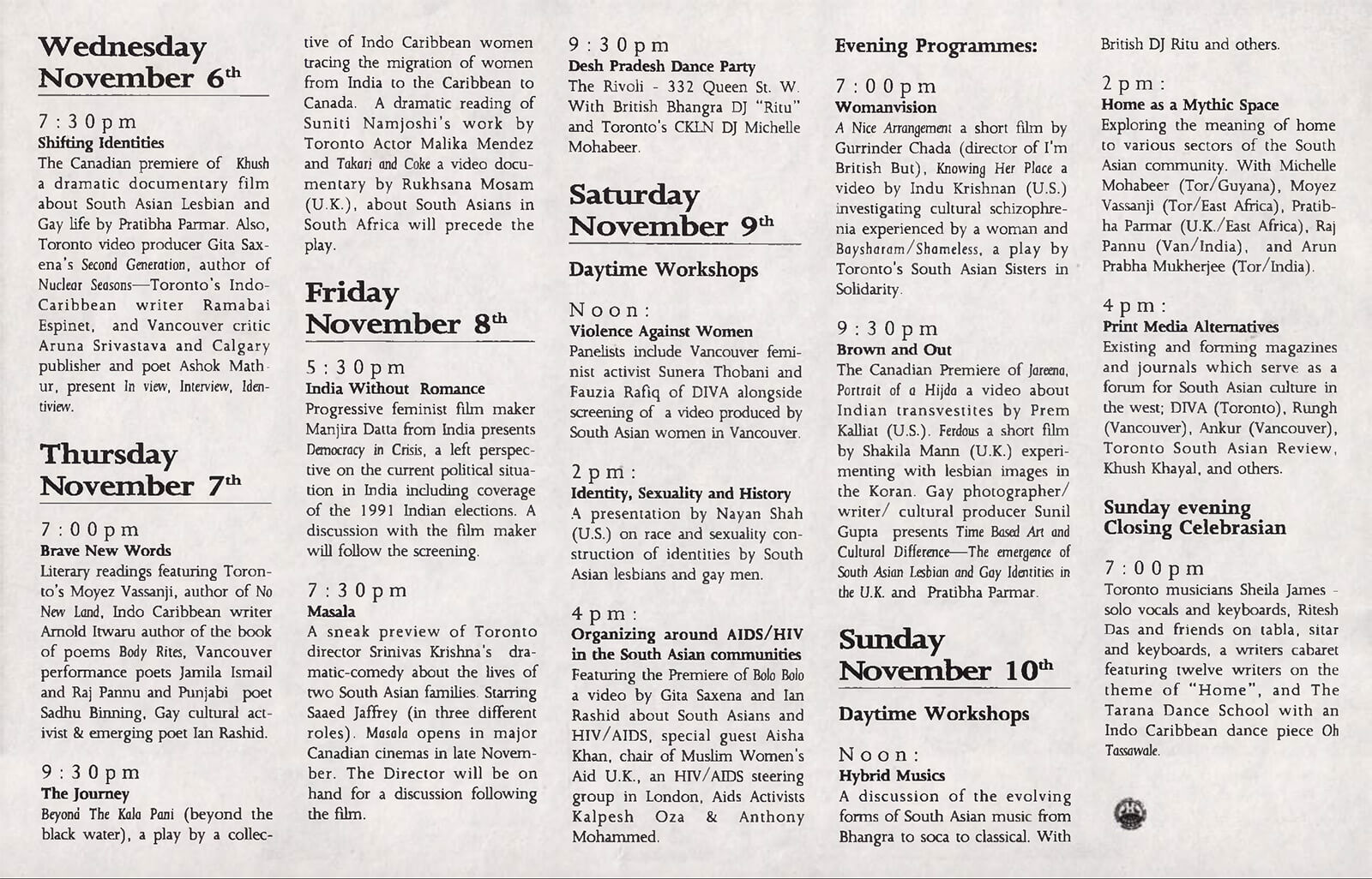 Page 2 of Desh Pardesh 1991 Poster