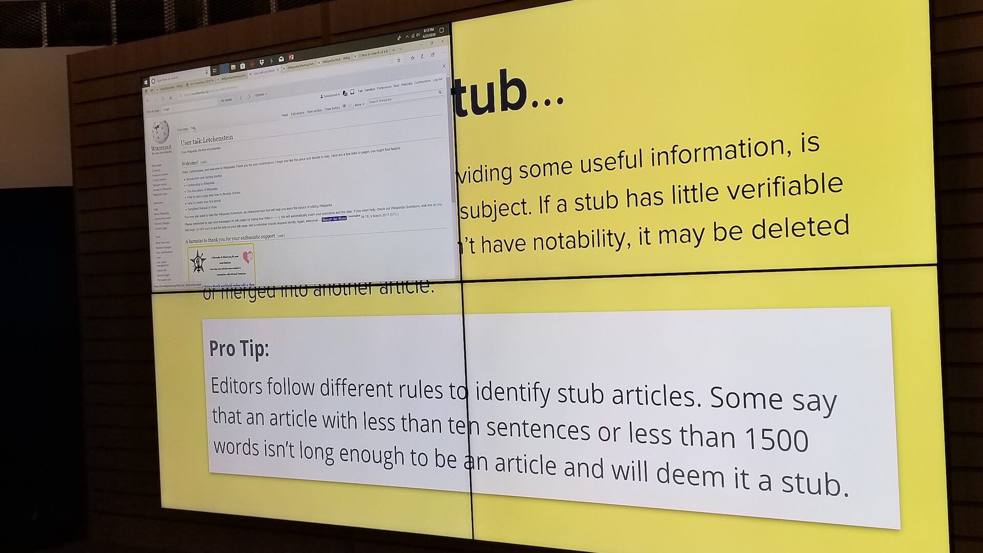 Art + Feminism Wikipedia Edit-a-thon - Surrey Art Gallery 2019 - Slide 6